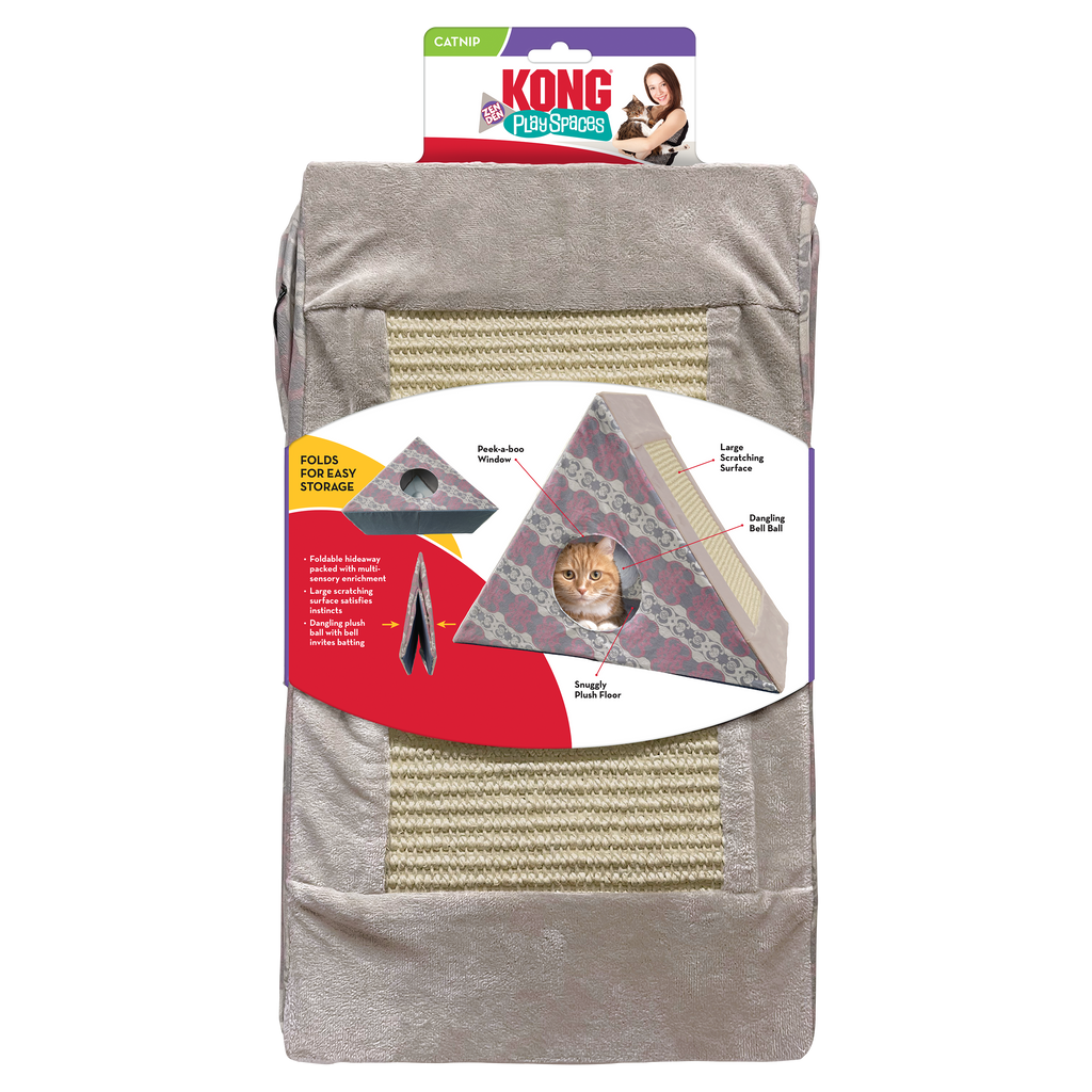 KONG Play Spaces Glamping Tent Interactive Cat Hideaway
