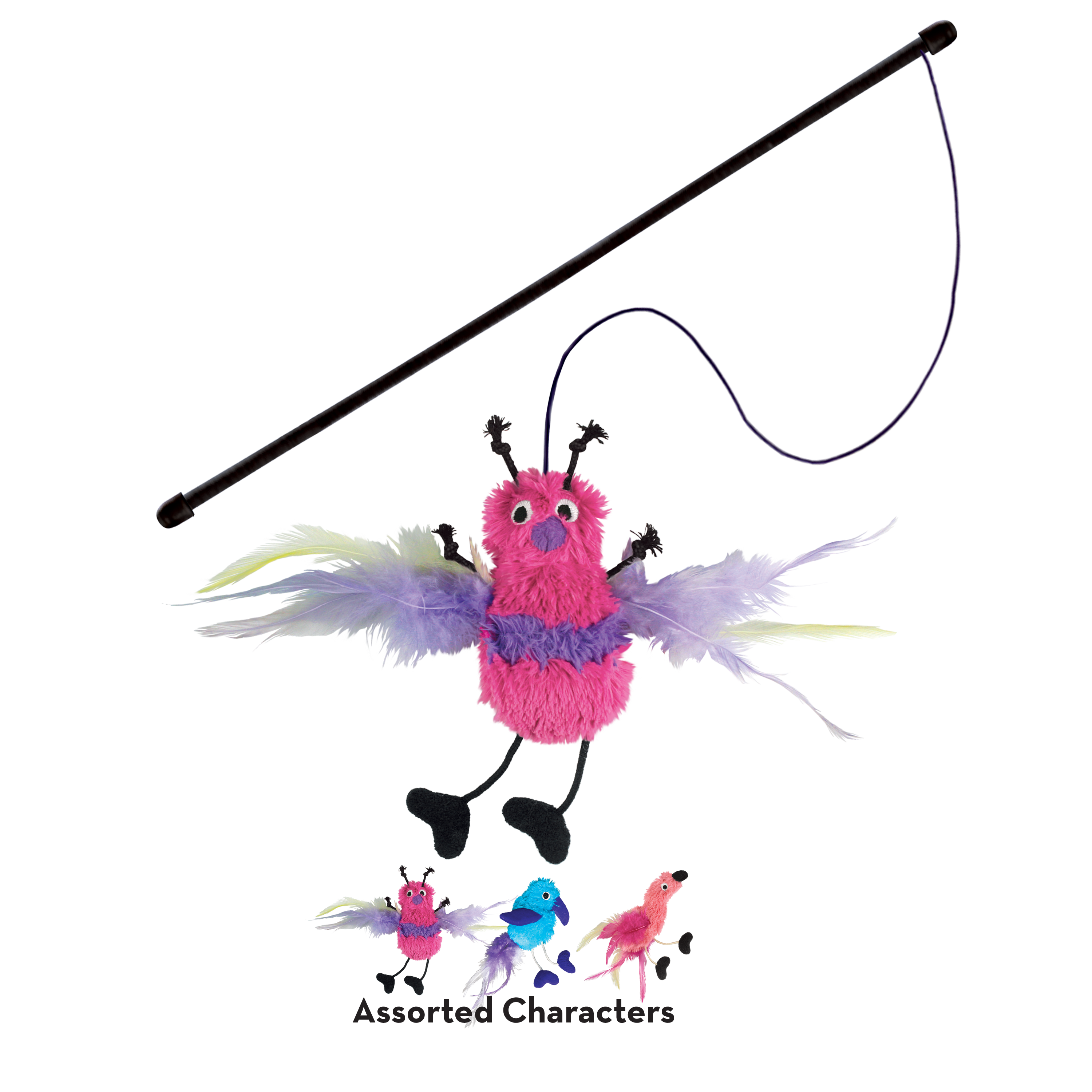 KONG Feather Teaser Interactive Cat Toy