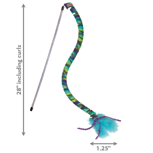 KONG Curlz Teaser Interactive Cat Toy