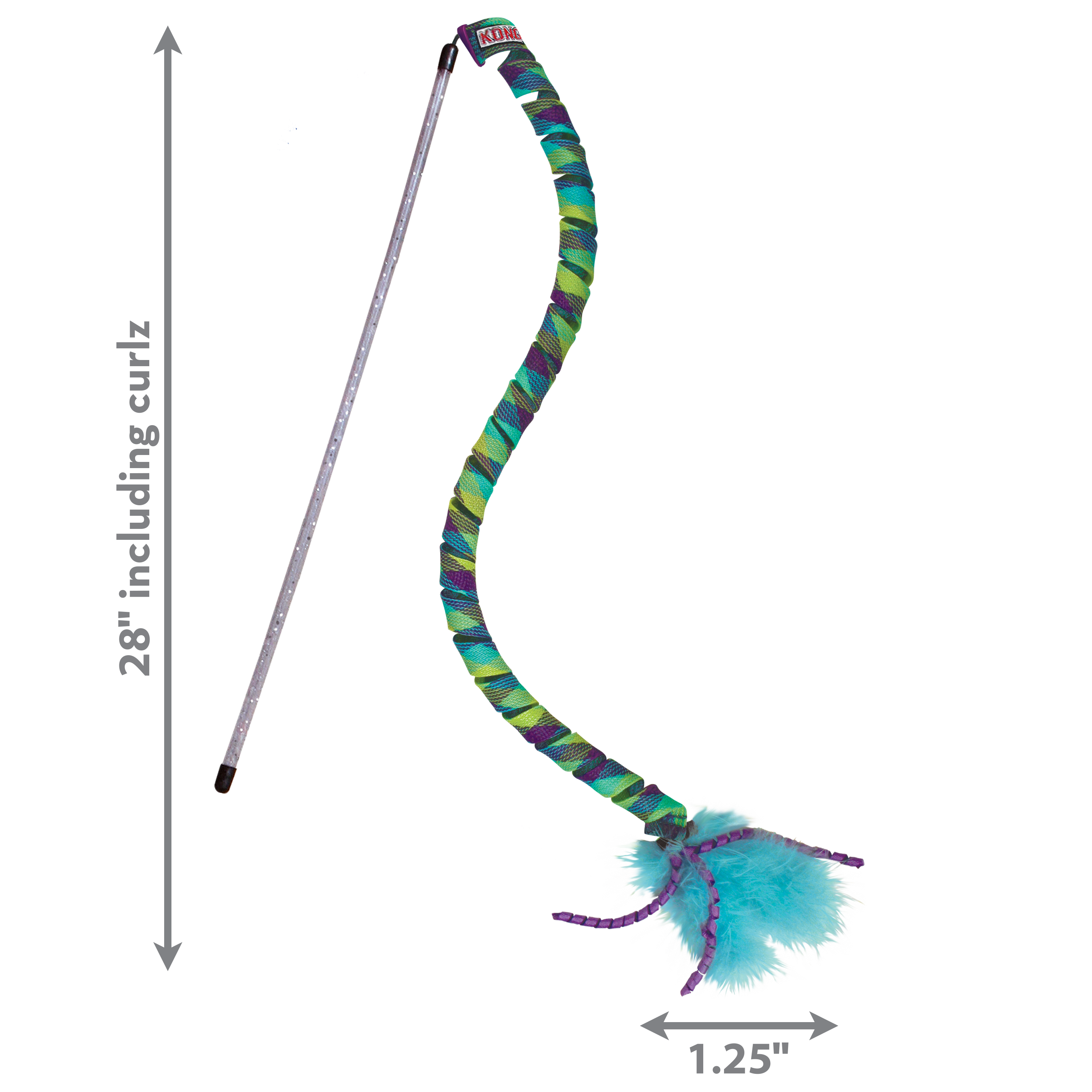 KONG Curlz Teaser Interactive Cat Toy