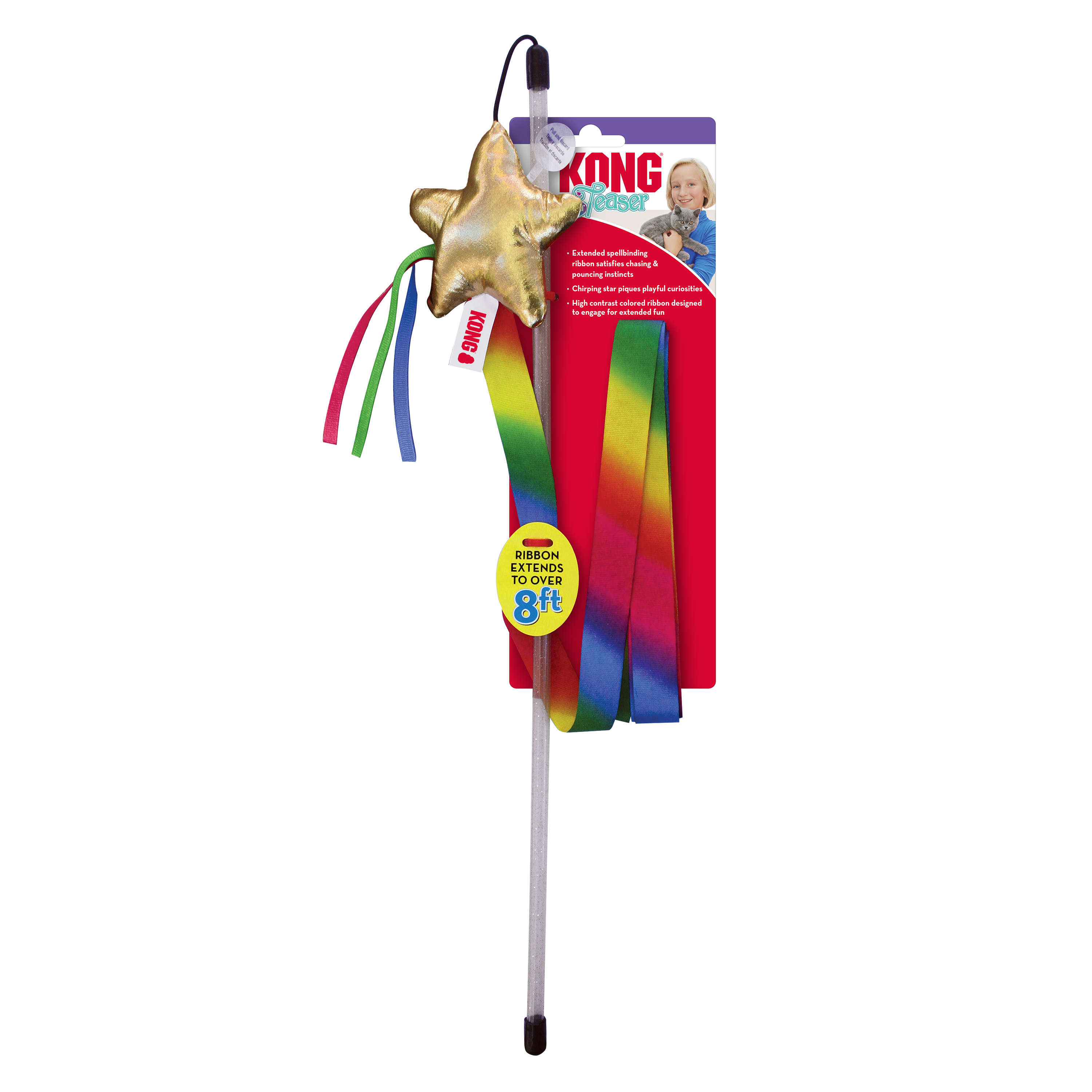 KONG Stellar Teaser Interactive Cat Toy