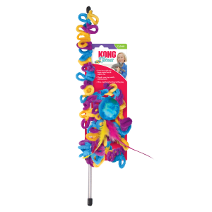 KONG Teaser Loopz Interactive Crinkle Cat Toy - Assorted