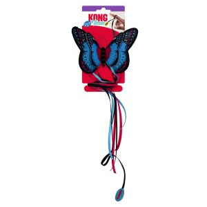KONG Teaser Butterfly Interactive Crinkle Cat Toy - Assorted
