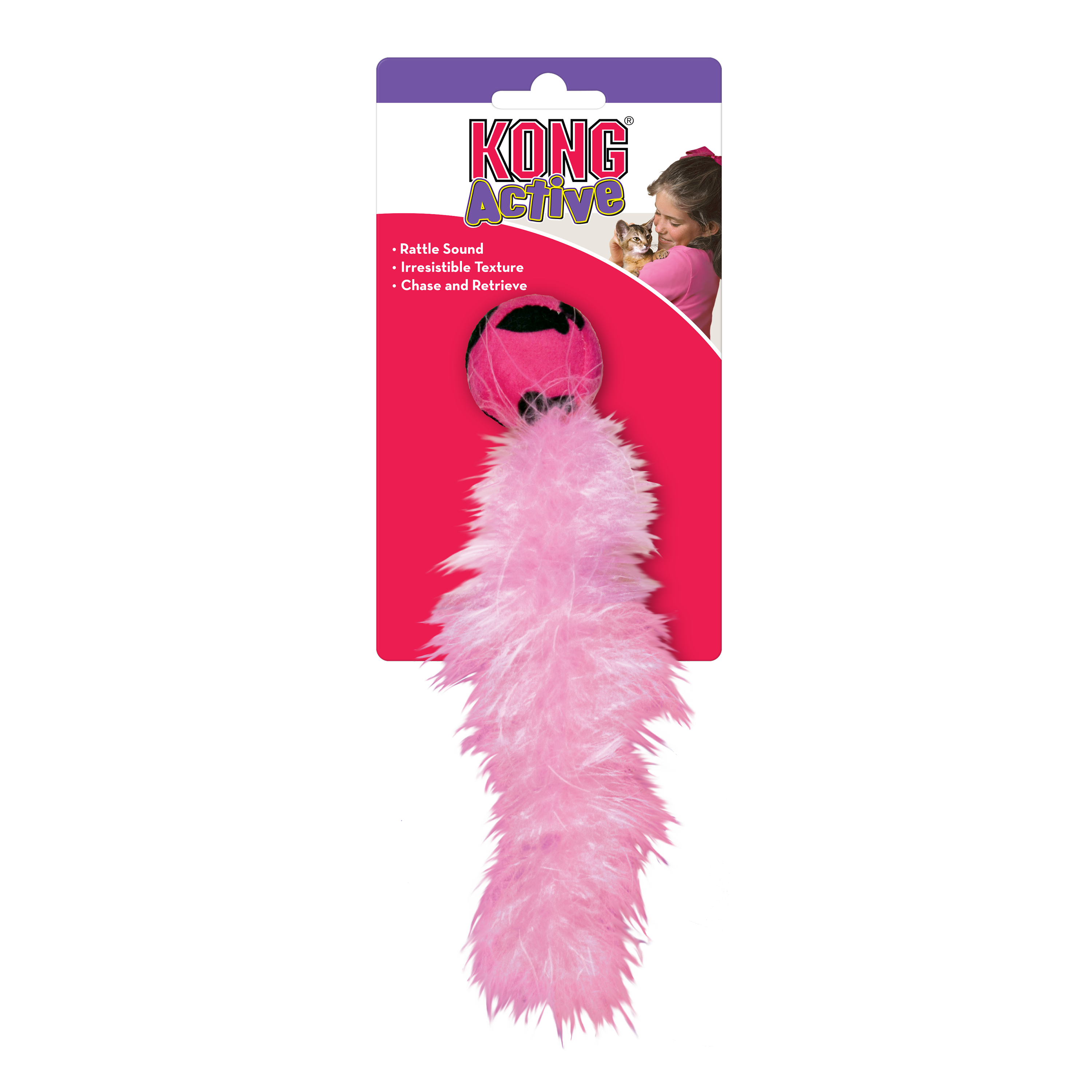 KONG Wild Tails Interactive Cat Toy 24cm