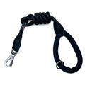 Harleys Companions - Comfort Rope Lead | SCREW Lock | All Black | 48in / 120cm