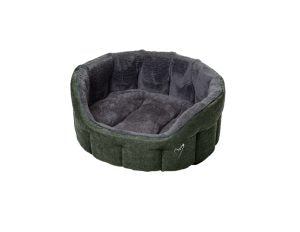 Gor Pets Camden Deep Fill Washable Dog Bed - X-Large 86cm Botanical Green