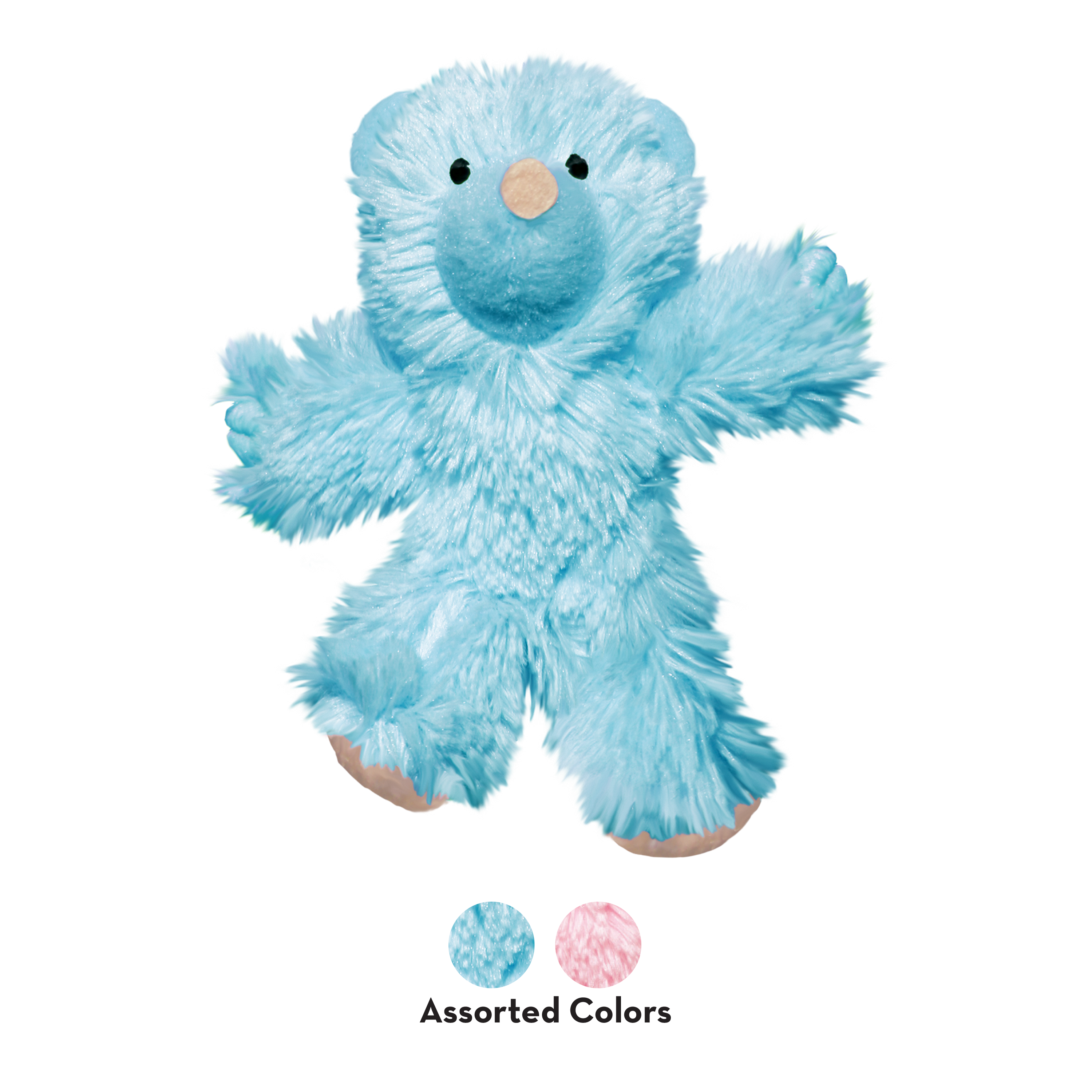 KONG Kitten Teddy Bear Plush Cat Toy 12cm
