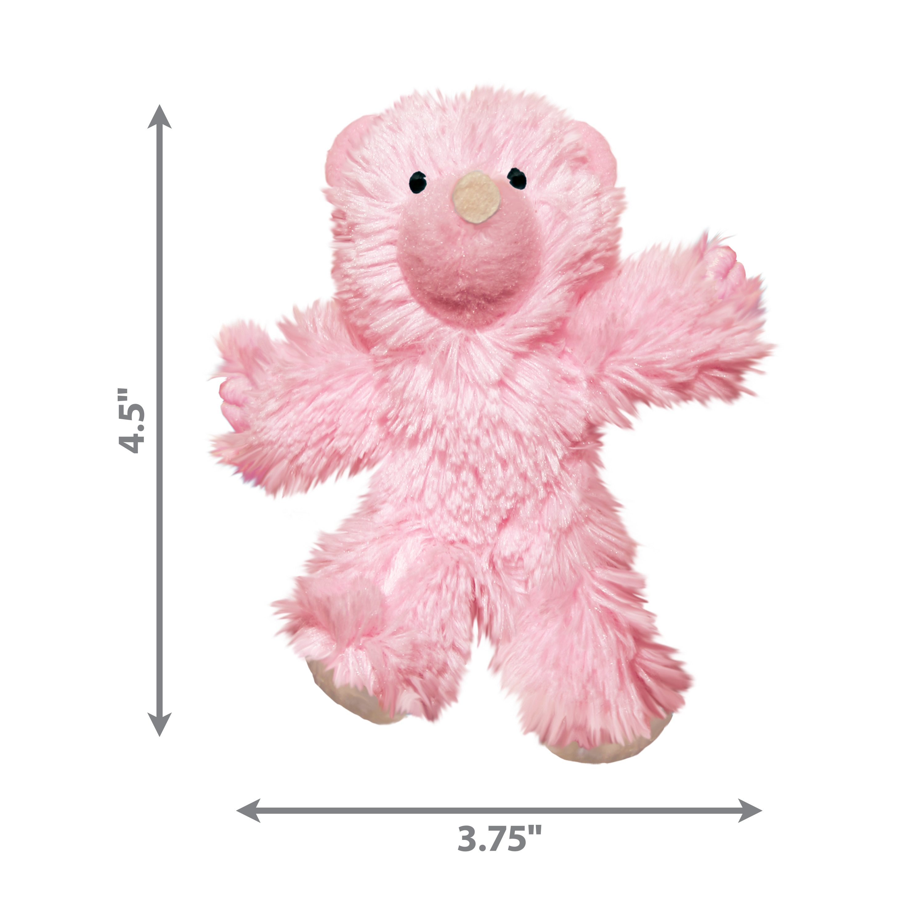 KONG Kitten Teddy Bear Plush Cat Toy 12cm