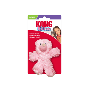 KONG Kitten Teddy Bear Plush Cat Toy 12cm