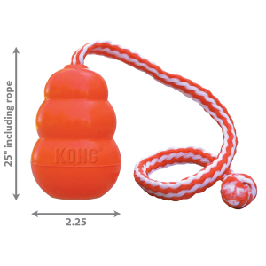 KONG Aqua Floating Dog Toy Medium 8.5cm - Orange