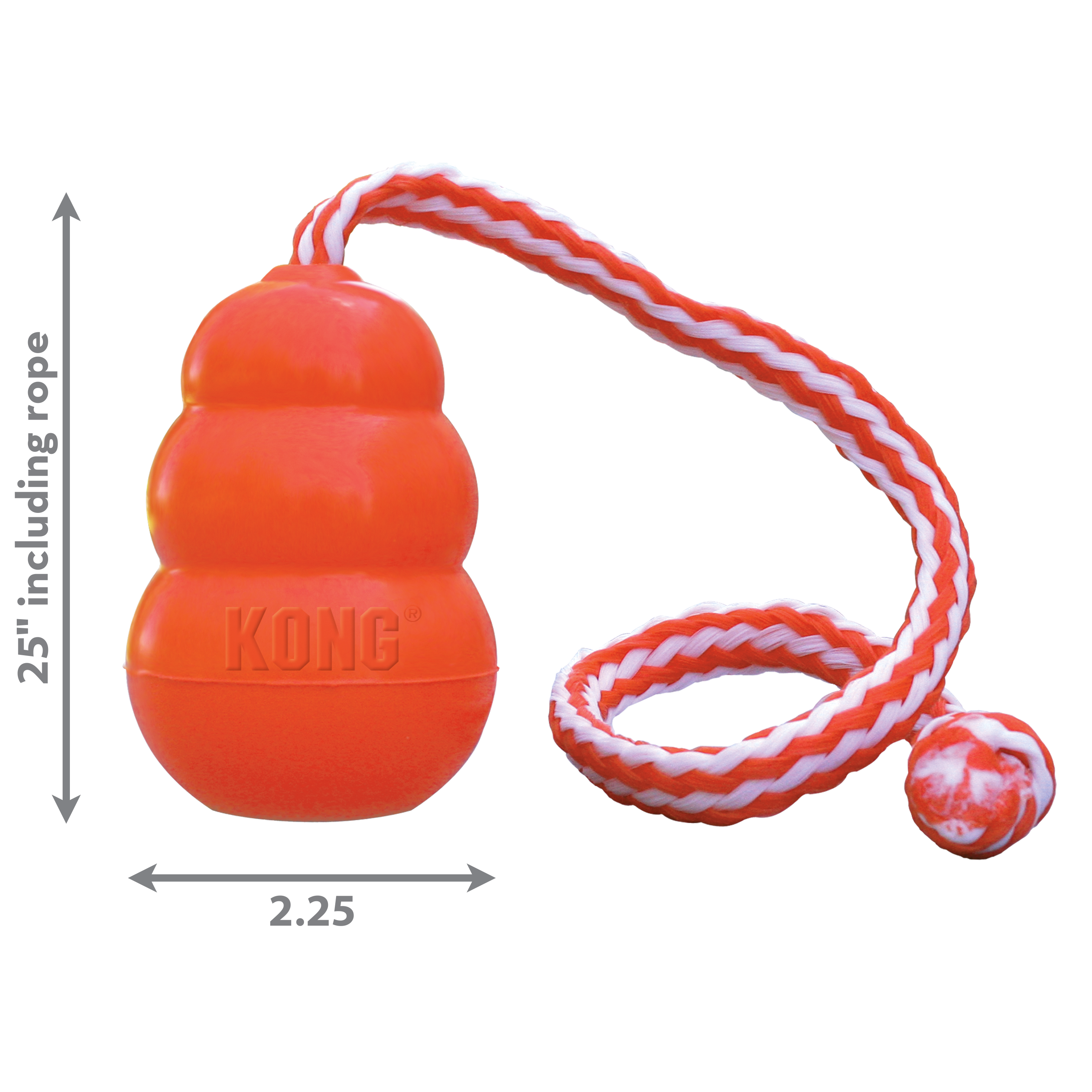 KONG Aqua Floating Dog Toy Medium 8.5cm - Orange