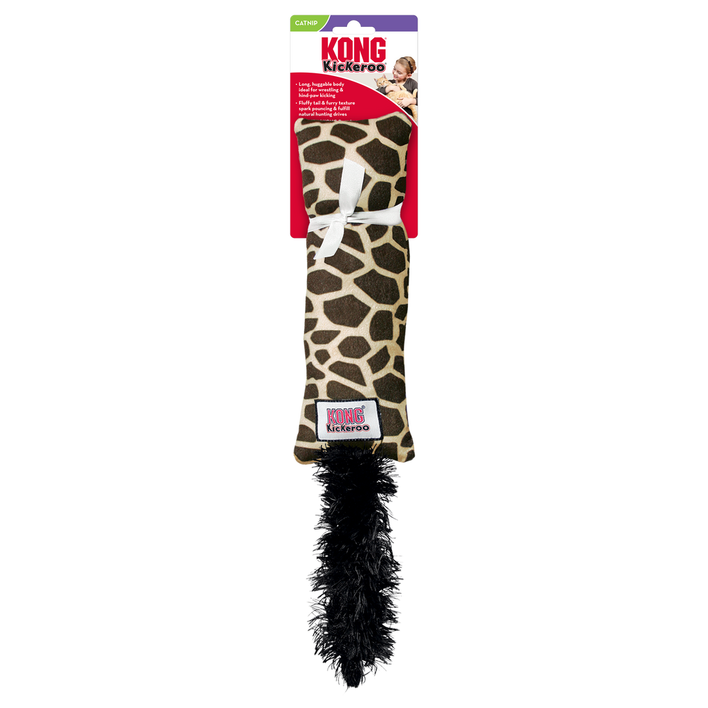 KONG Kickeroo Giraffe Interactive Cat Toy 42cm