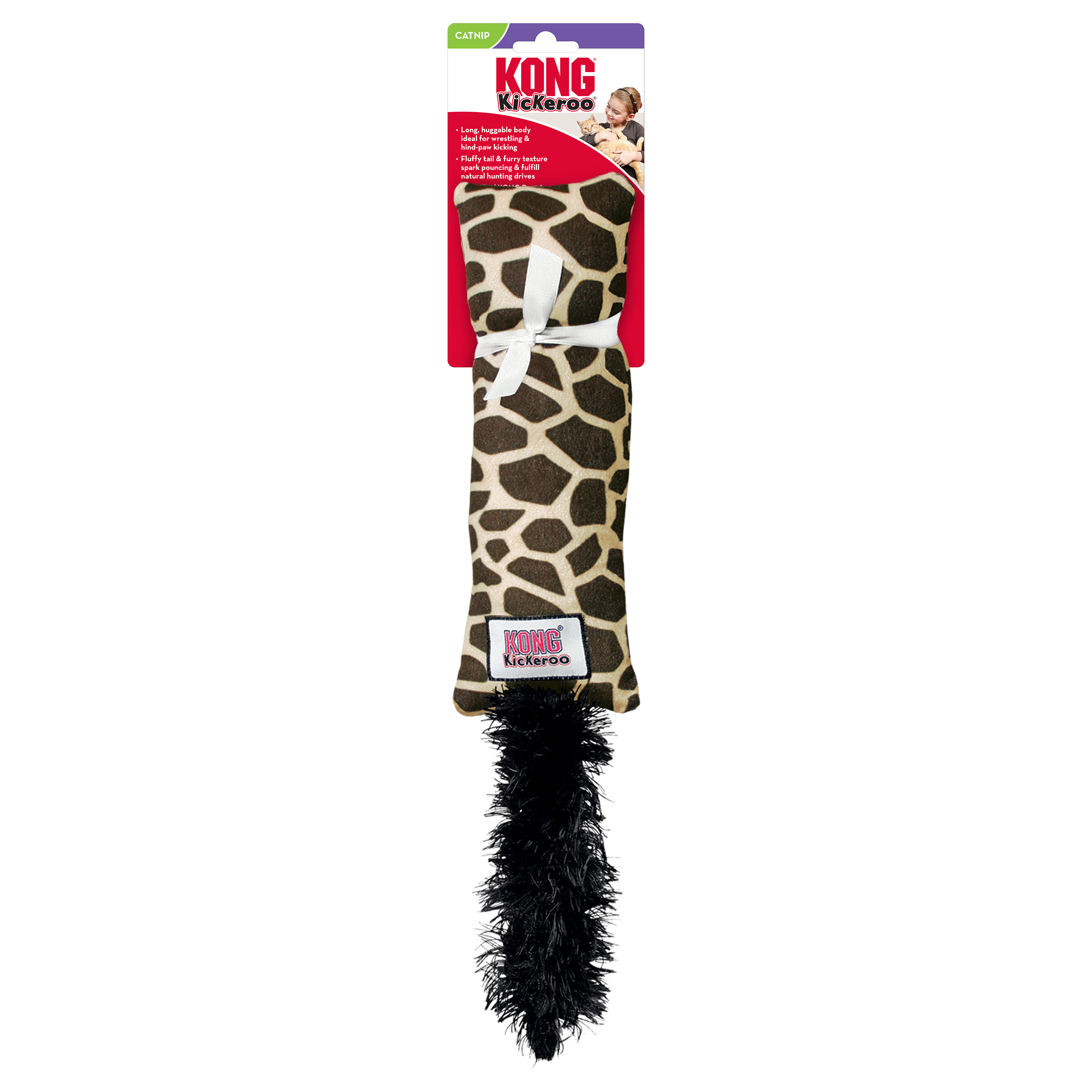 KONG Kickeroo Crunch Interactive Crinkle Cat Toy - Assorted