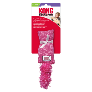 KONG Kickeroo Kitten Interactive Cat Toy 21cm - Pink/Blue/Purple
