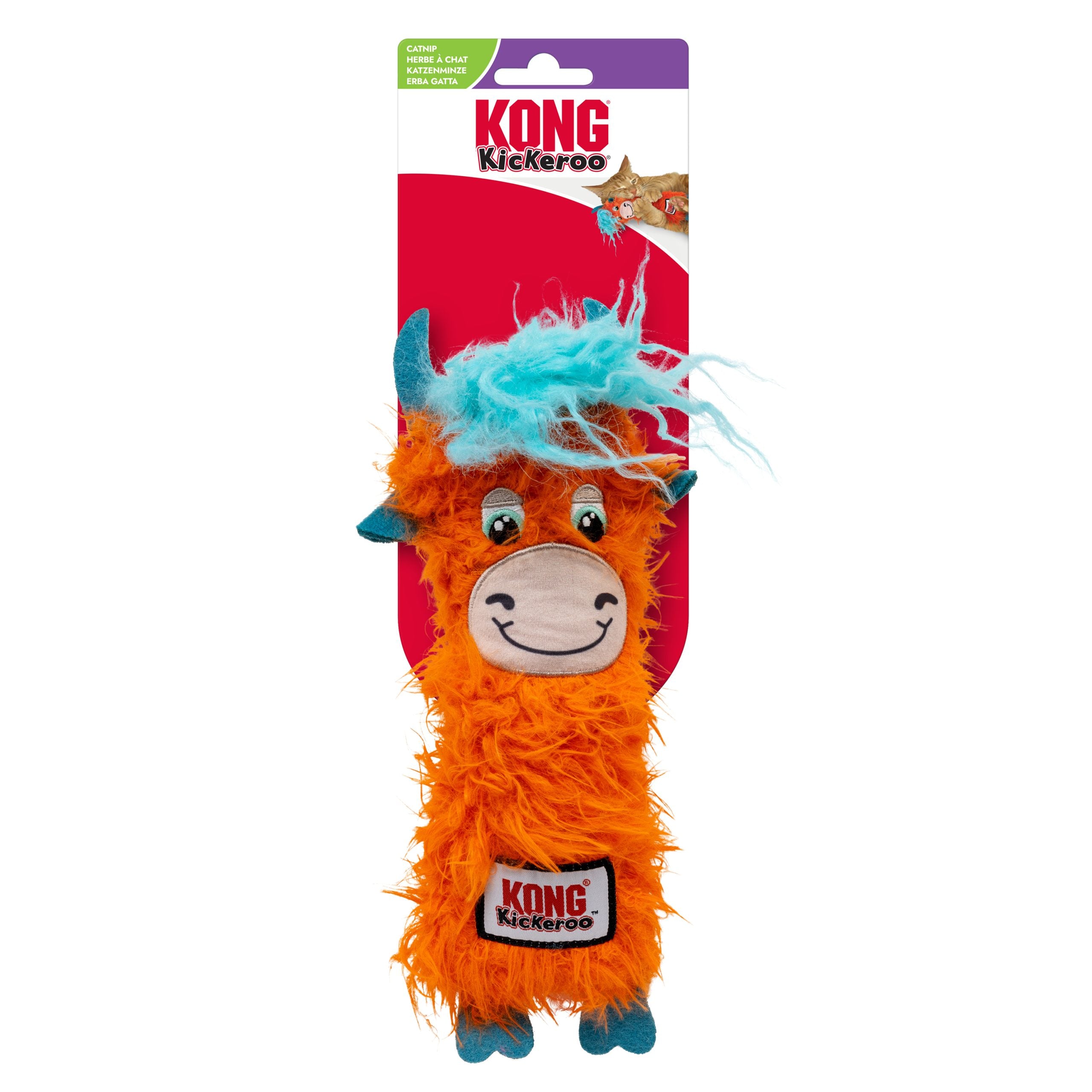 KONG Kickeroo Giraffe Interactive Cat Toy 42cm