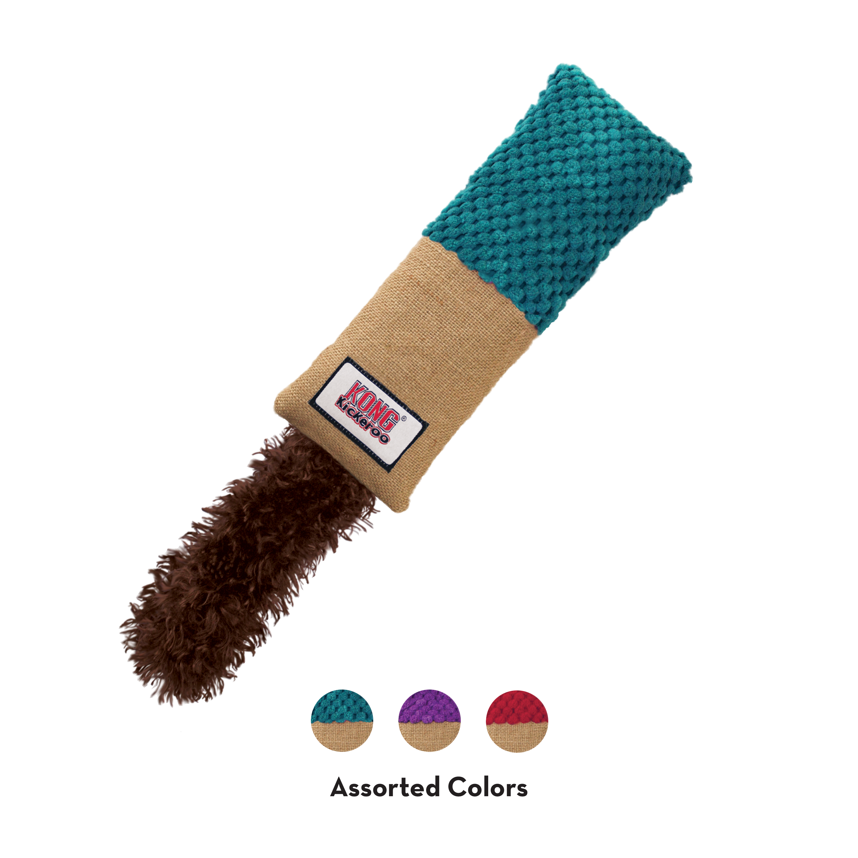 KONG Kickeroo Cuddler Interactive Cat Toy - Assorted