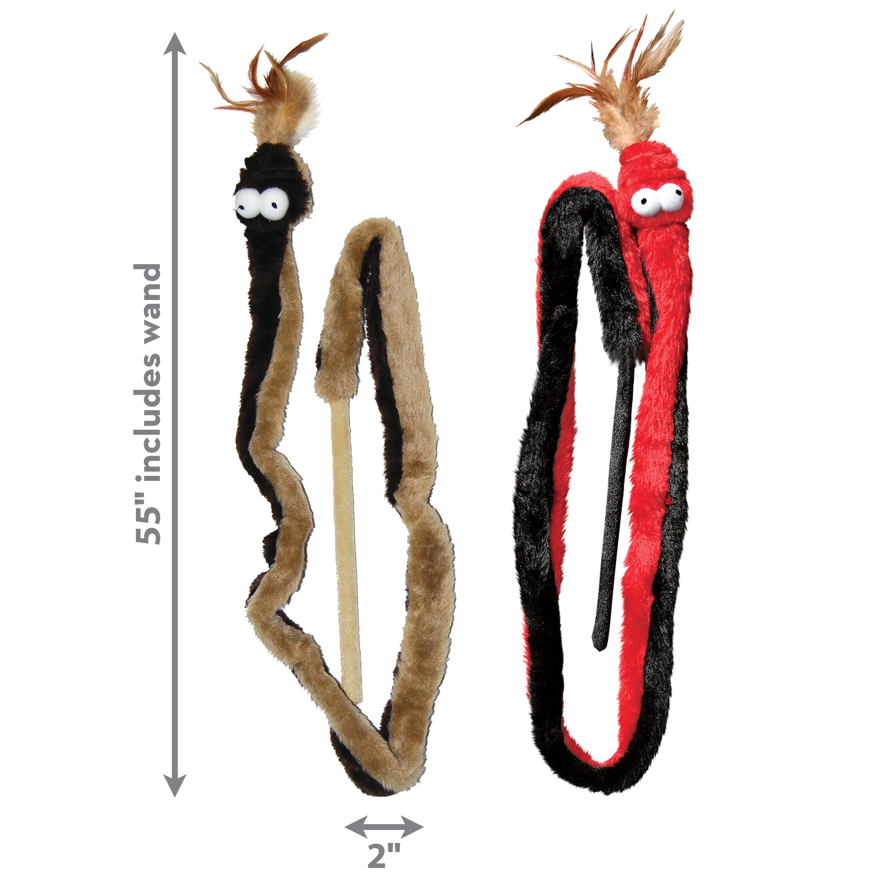 KONG Snake Teaser Interactive Cat Toy