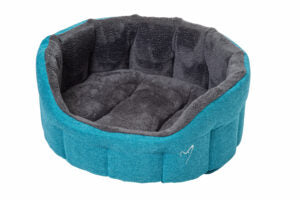 Gor Pets Camden Deep Fill Washable Dog Bed - Small 56cm Teal