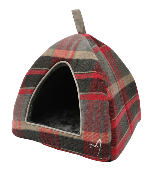 Gor Pets Camden Cosy Washable Cat Pyramid Bed - Blue