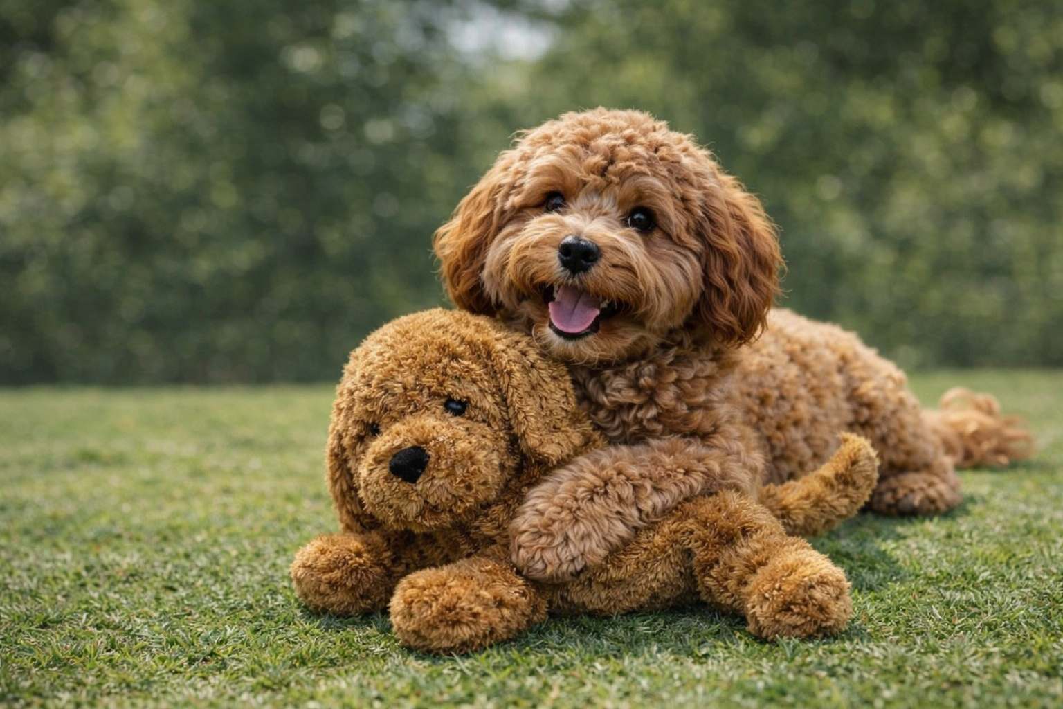 Harleys Companions - Muttley Crew Golden Doodle Shaped Dog Toy, XL