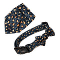 Harleys Companions - Funk the Dog Collar, Bowtie, & Bandana Set | Leopard Green & Gold