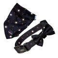 Harleys Companions - Funk the Dog Collar, Bowtie, & Bandana Set | Night Sky