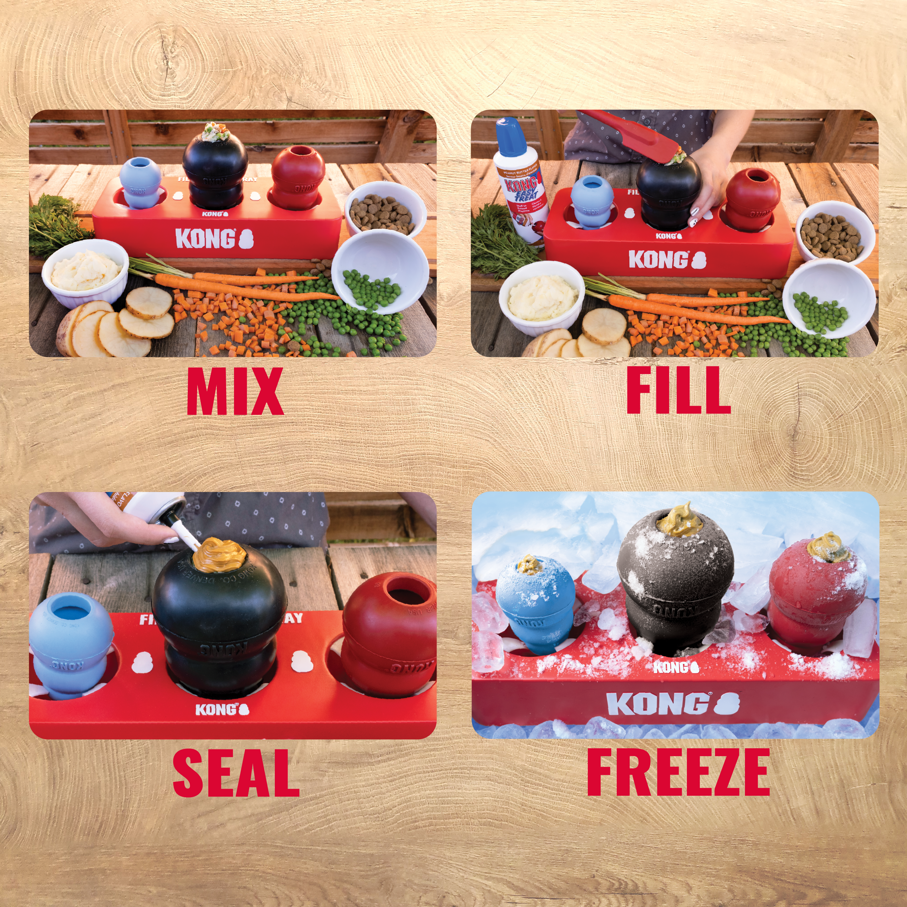 KONG Fill or Freeze Tray for Dog Treats