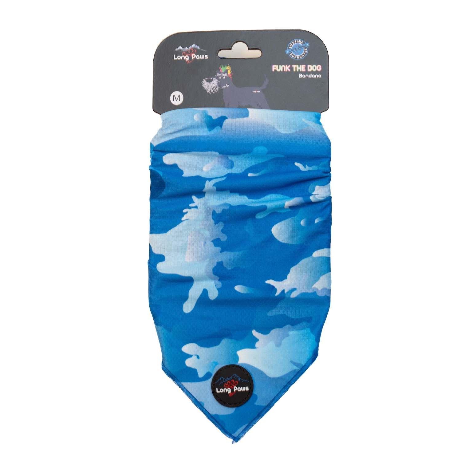 Harleys Companions - Funk The Dog Bandana | Blue Camo