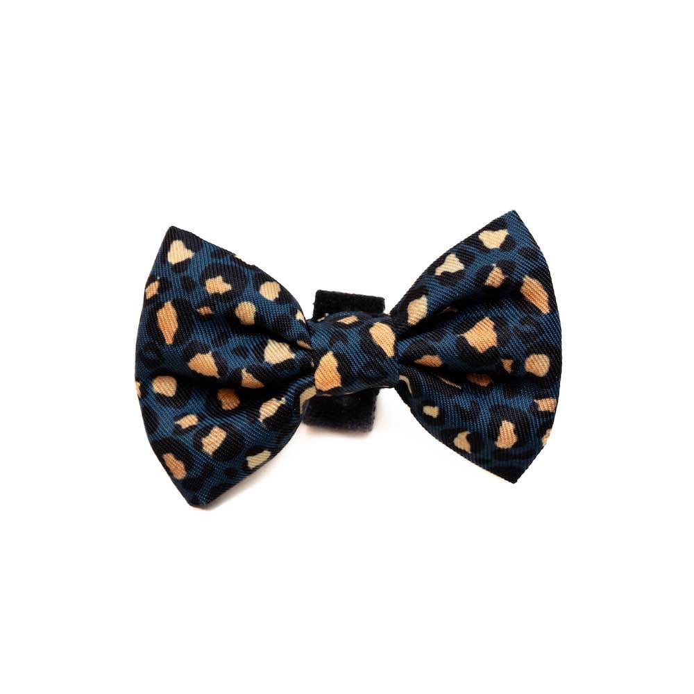 Harleys Companions - Funk the Dog Collar & Bow Set | Leopard Green & Gold
