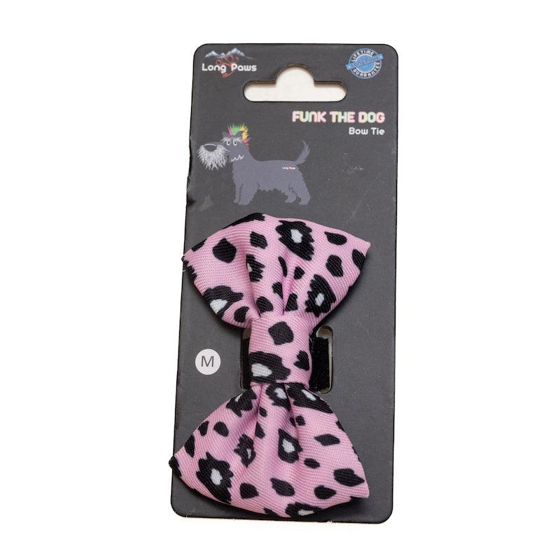 Harleys Companions - Funk The Dog Bow | Pink Leopard