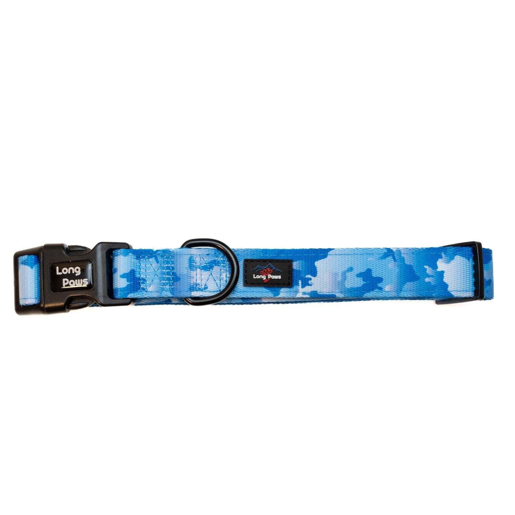 Harleys Companions - Funk The Dog Padded Dog Collar | Blue Camo