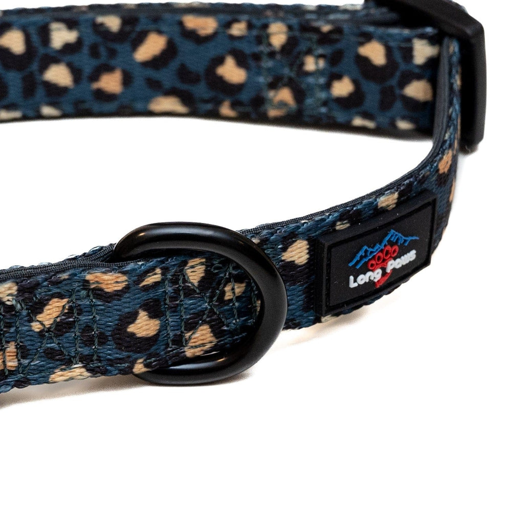 Harleys Companions - Funk the Dog Collar & Bow Set | Leopard Green & Gold