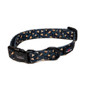 Harleys Companions - Funk The Dog Padded Dog Collar | Leopard Dog Collar Green & Gold