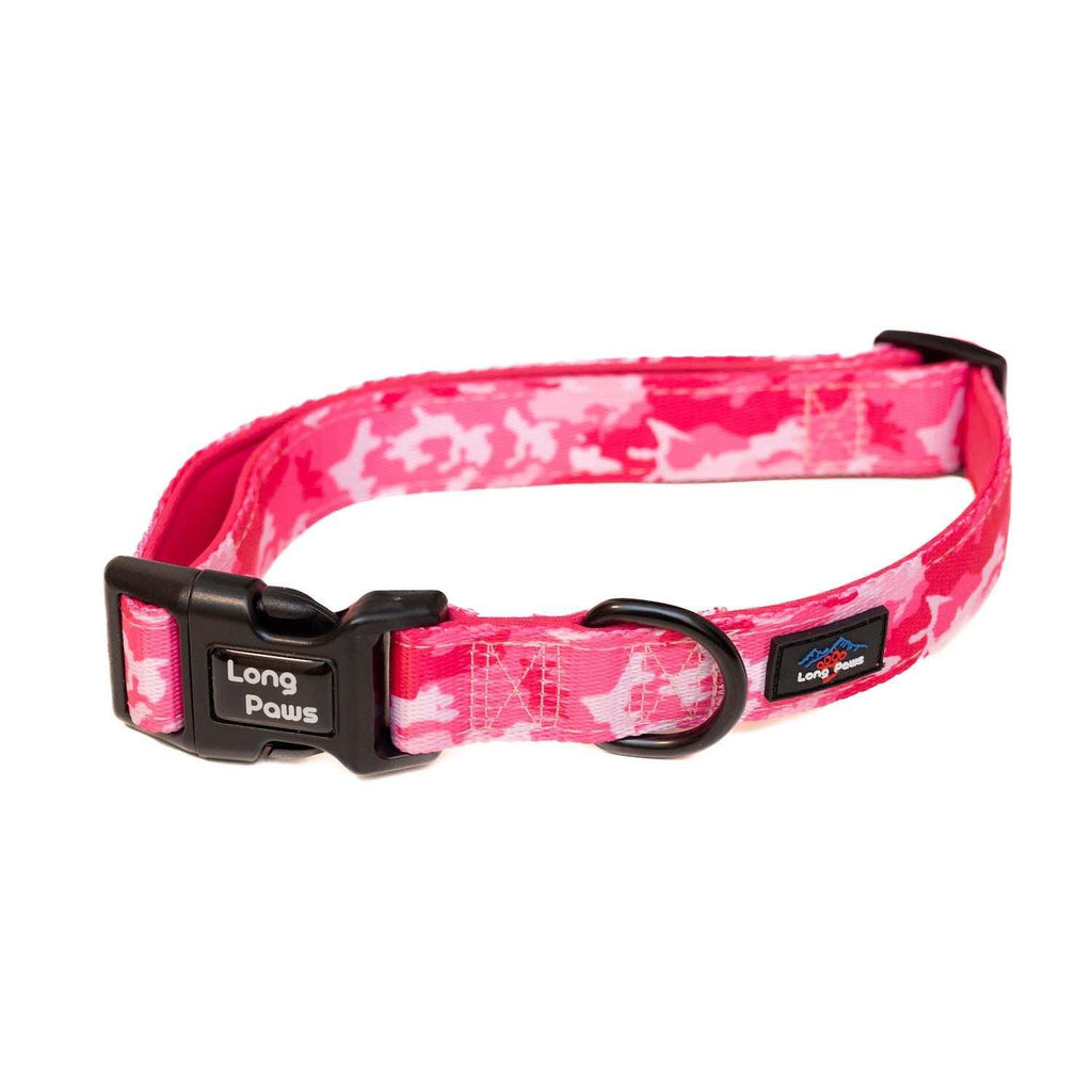 Harleys Companions - Funk The Dog Padded Dog Collar | Pink Camo