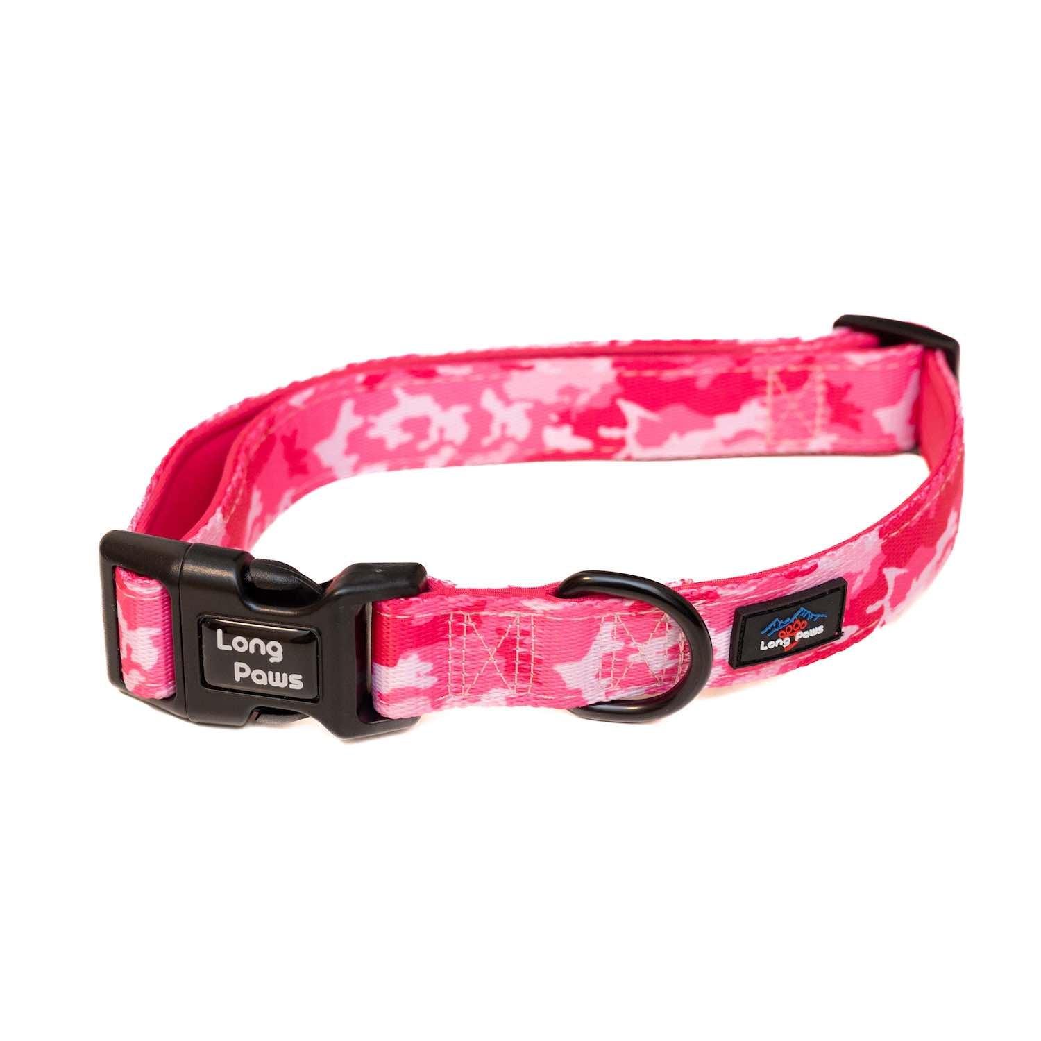 Harleys Companions - Funk The Dog Padded Dog Collar | Pink Camo