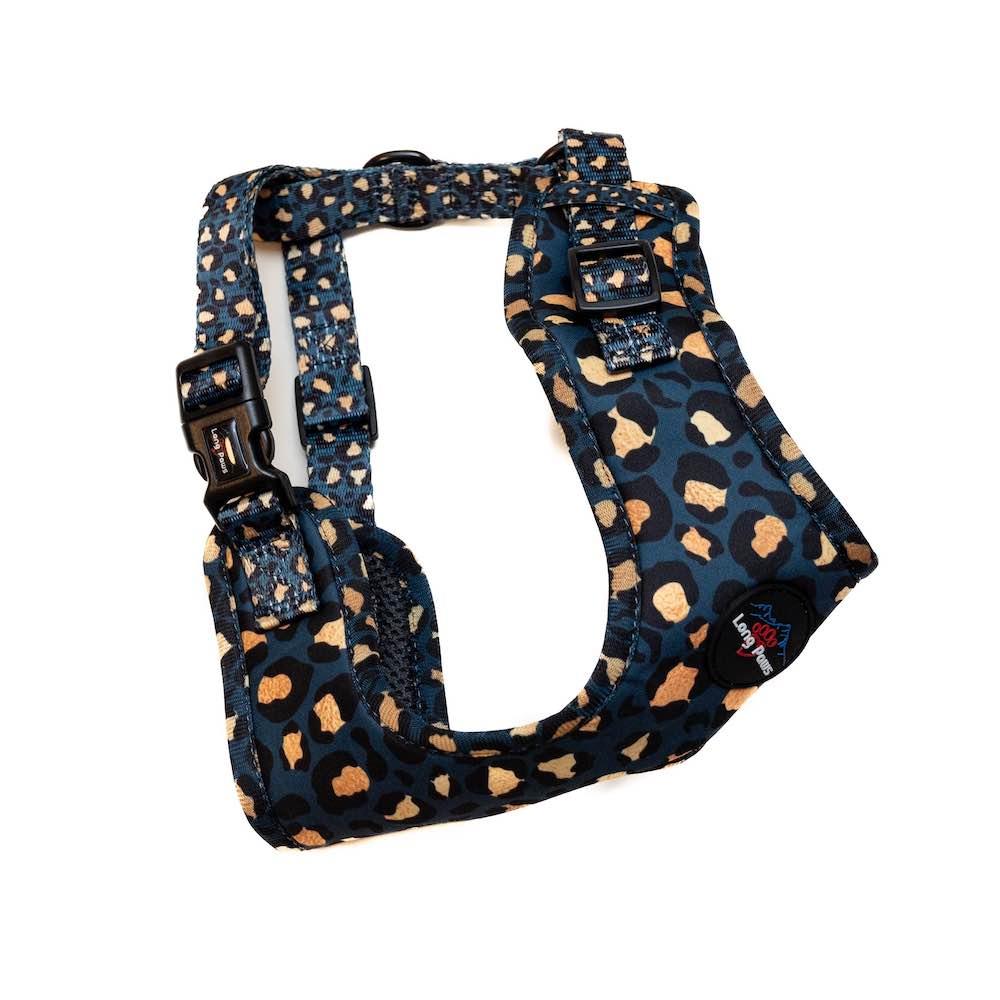 Harleys Companions - Funk The Dog Harness | Leopard Green & Gold