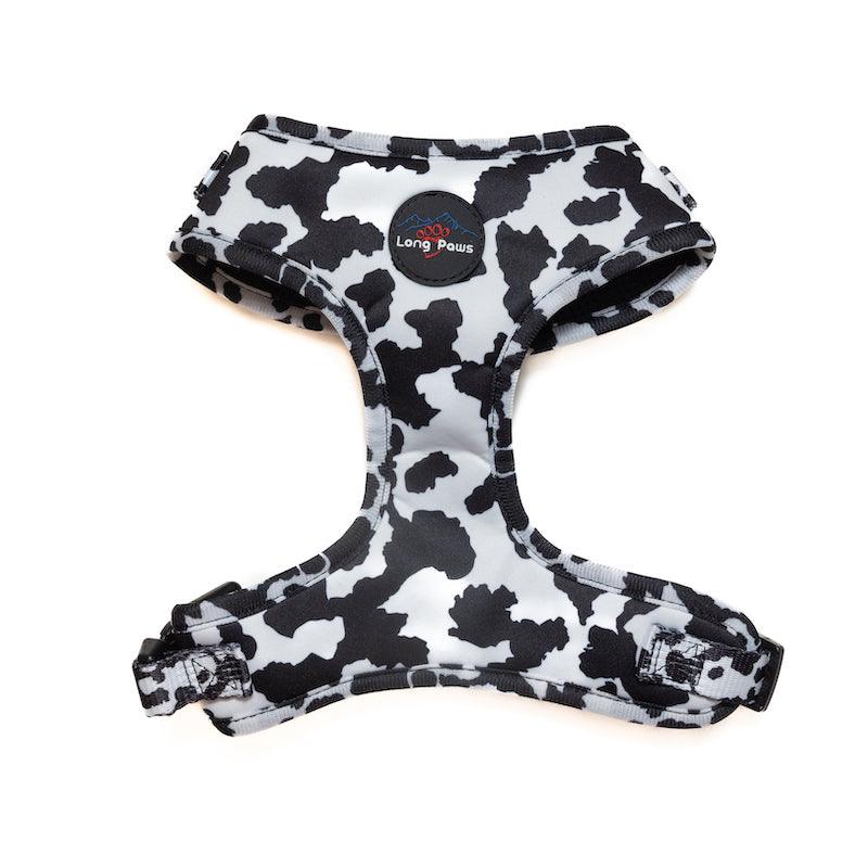 Harleys Companions - Funk The Dog Harness | Cow Print Dog Harness