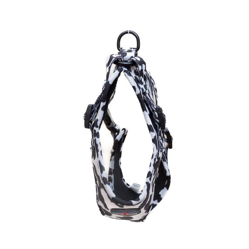 Harleys Companions - Funk The Dog Harness | Cow Print Dog Harness