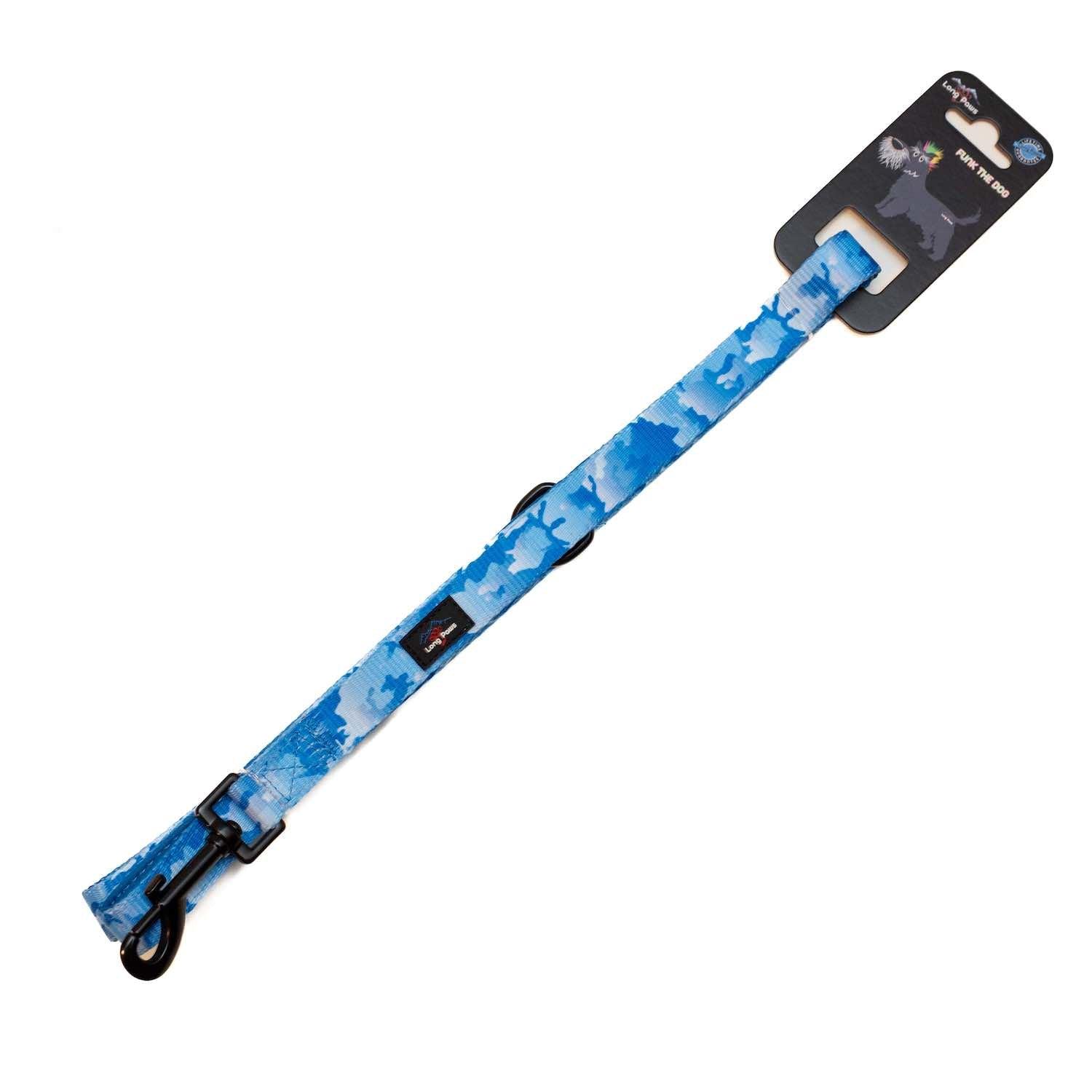 Harleys Companions - Funk The Dog Lead | Blue Camo