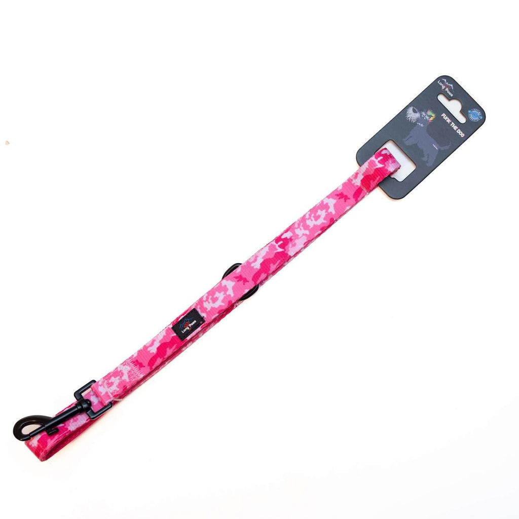 Harleys Companions - Funk The Dog Lead | Pink Camo