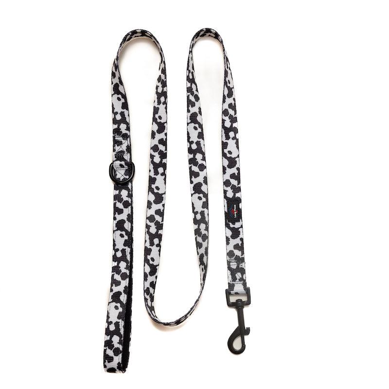 Harleys Companions - Funk The Dog Lead | Cow Print  Dog Lead