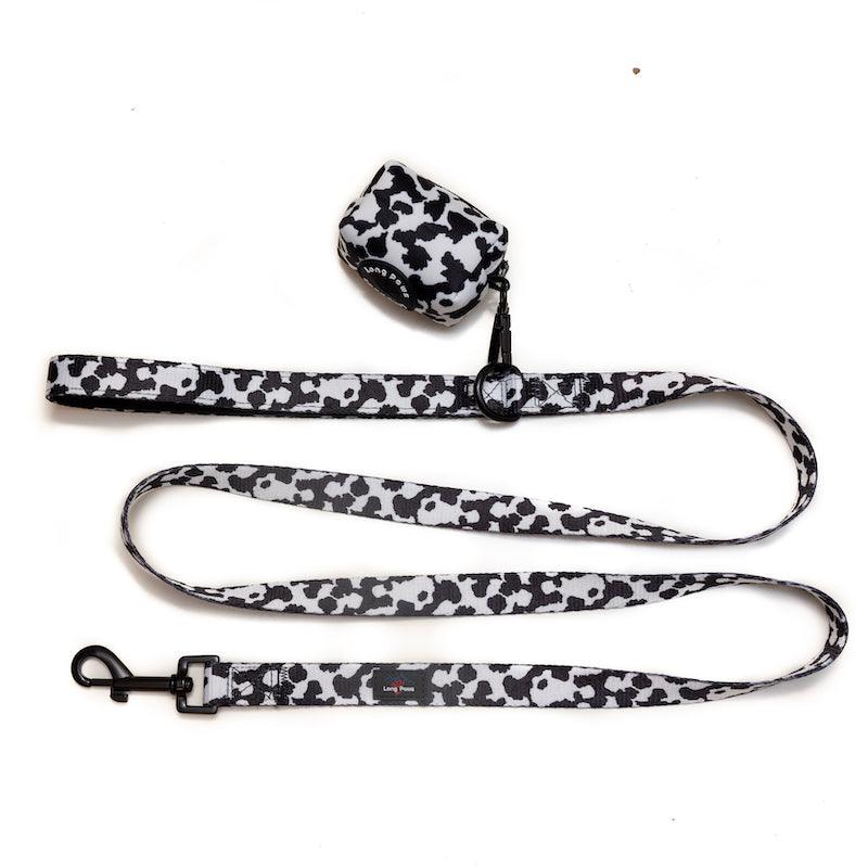 Harleys Companions - Funk The Dog Poo Bag Dispenser Pouch | Black & White Cow Print