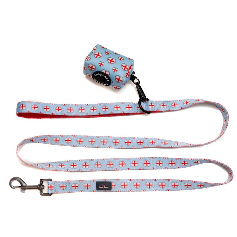 Harleys Companions - Funk The Dog Poo Bag Dispenser Pouch | Blue St George's Heart