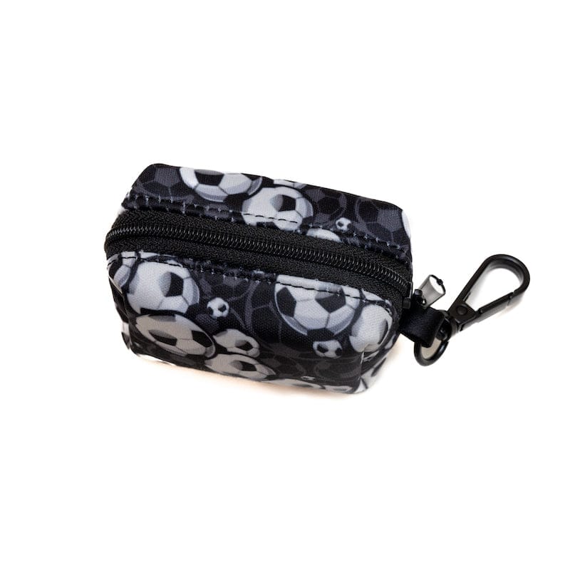 Harleys Companions - Funk The Dog Poo Bag Dispenser Pouch | Black & White Footballs