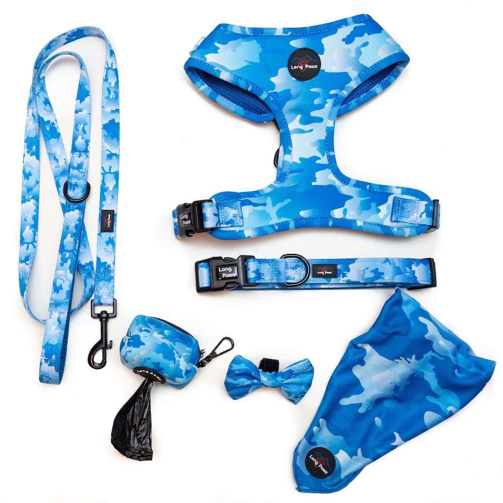 Harleys Companions - Funk The Dog Lead | Blue Camo