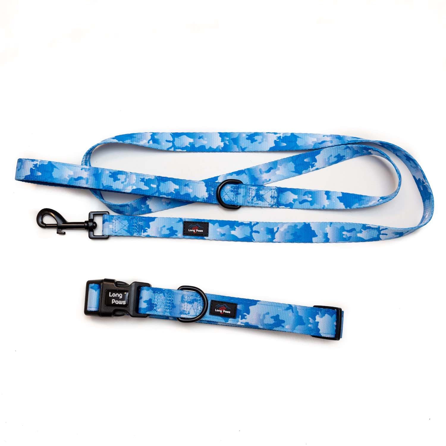 Harleys Companions - Funk the Dog Collar & Lead Set | Blue Camo
