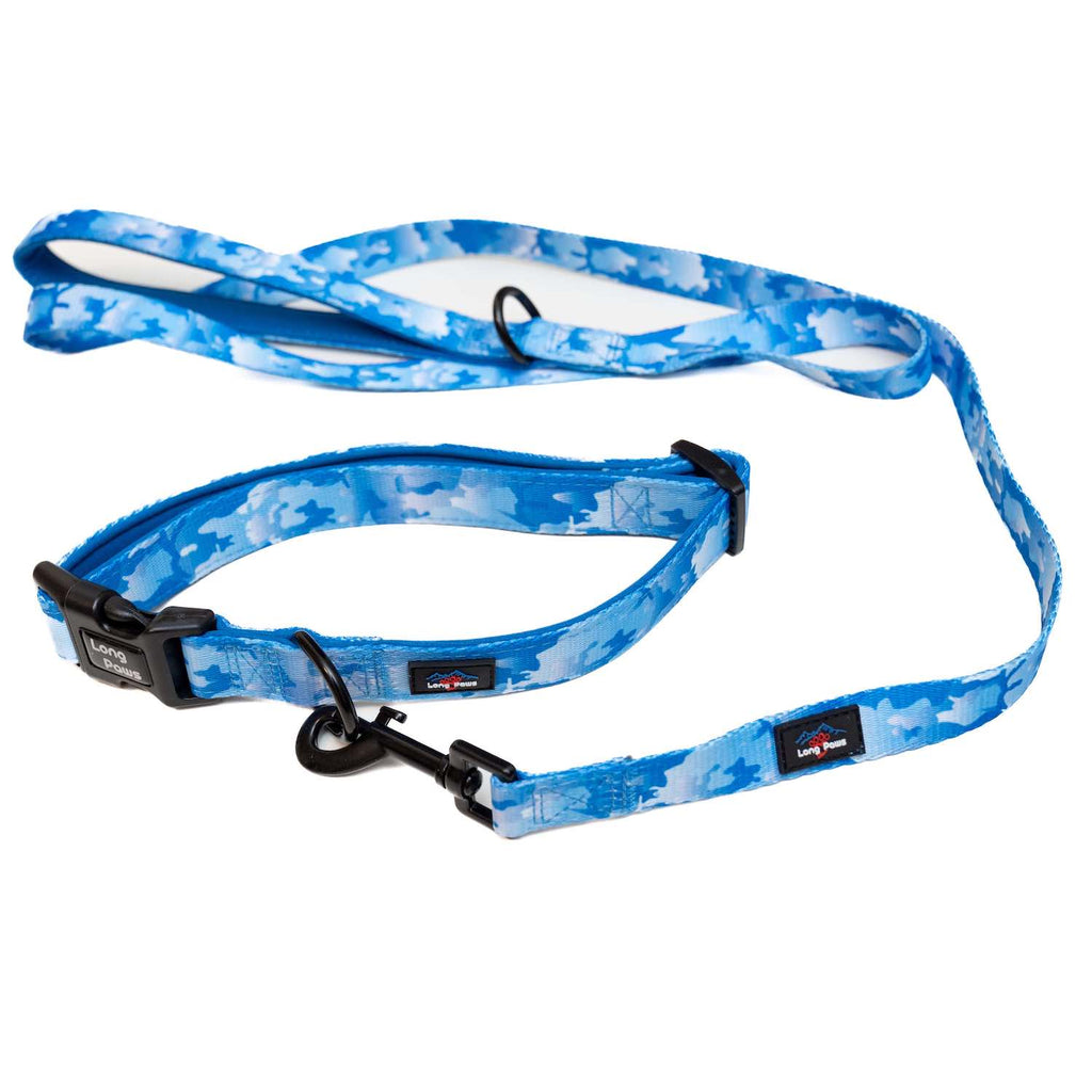 Harleys Companions - Funk the Dog Collar & Lead Set | Blue Camo