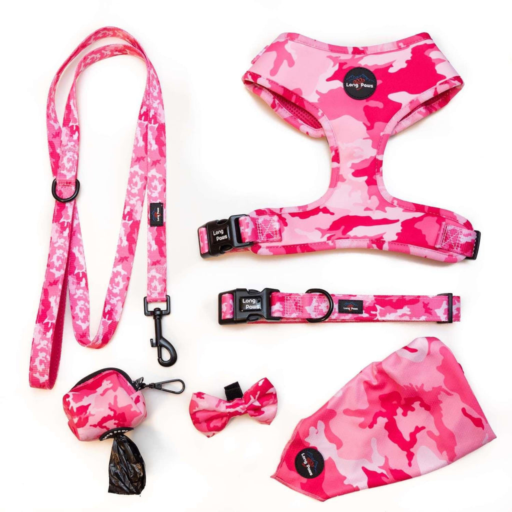 Harleys Companions - Funk The Dog Lead | Pink Camo