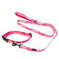 Harleys Companions - Funk the Dog Collar & Lead Set | Pink Camo