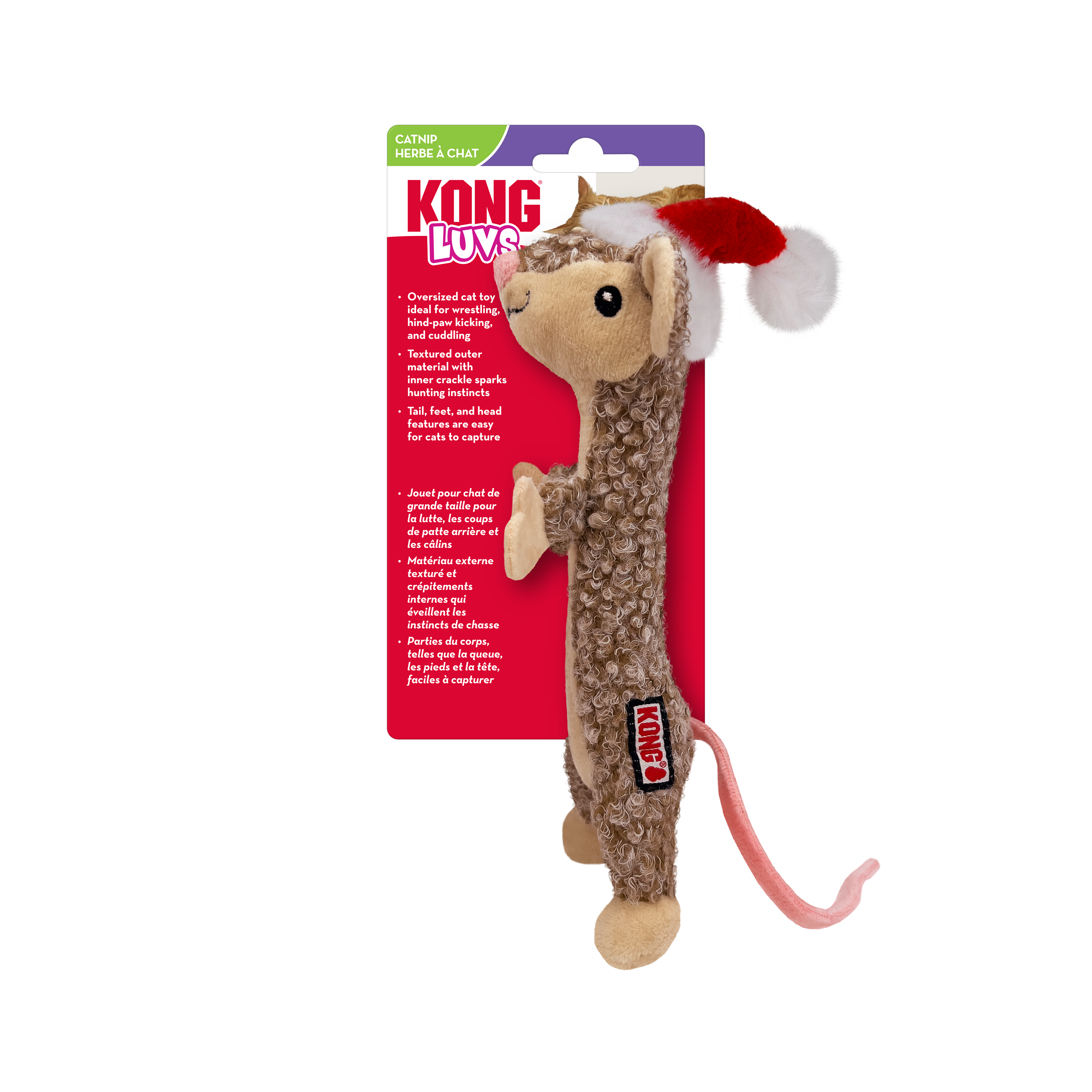 KONG Holiday Cat Luvs Mouse